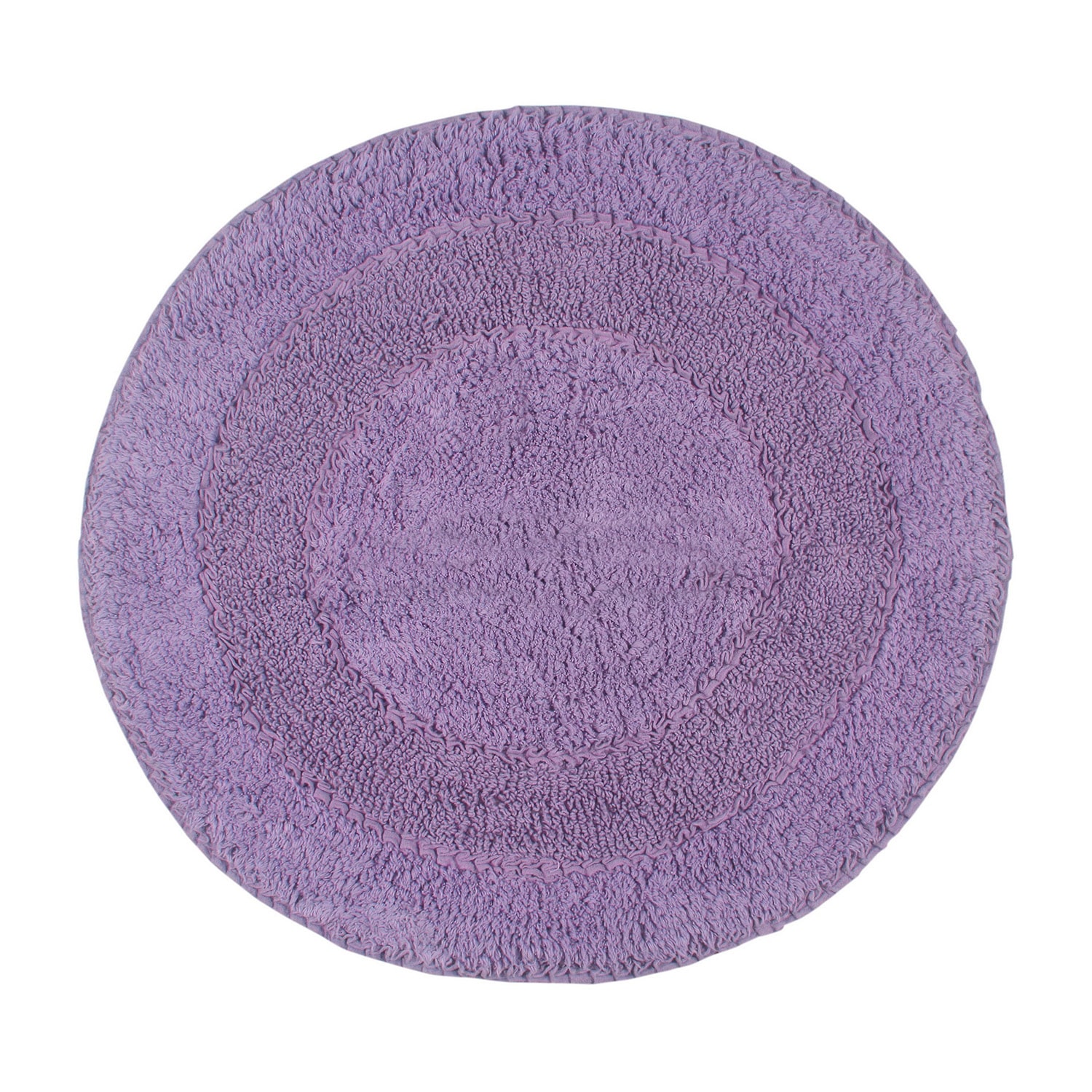 Home Weavers Inc Double Ruffle Quick Dry Bath Rug