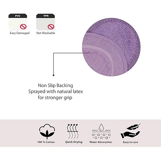 Home Weavers Inc Double Ruffle Quick Dry Bath Rug