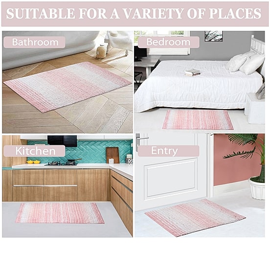 Home Weavers Inc Gradiation Quick Dry Bath Rug