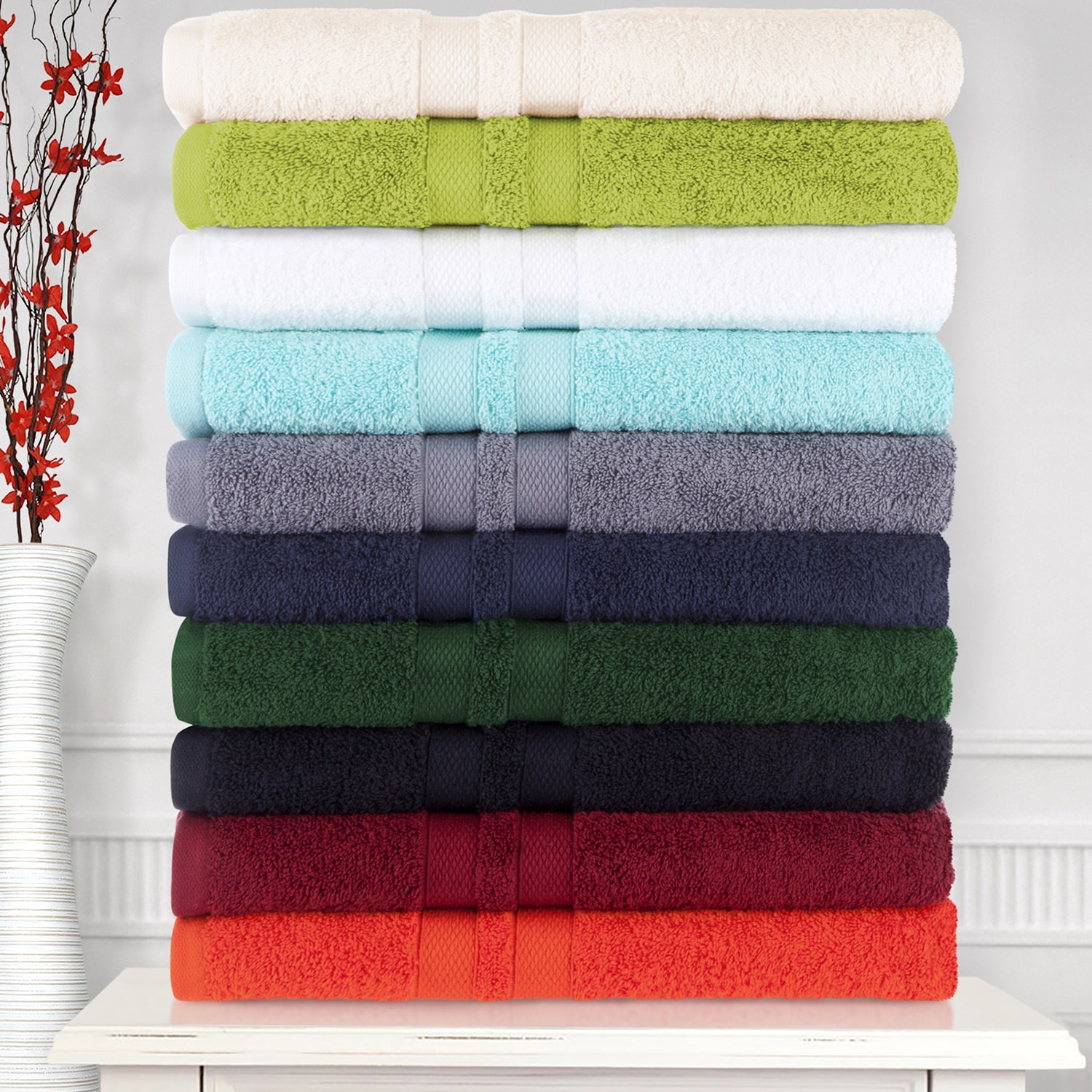 SUPERIOR® Ultra Collection | 100% Cotton 2-pc. Quick Dry Bath Towel
