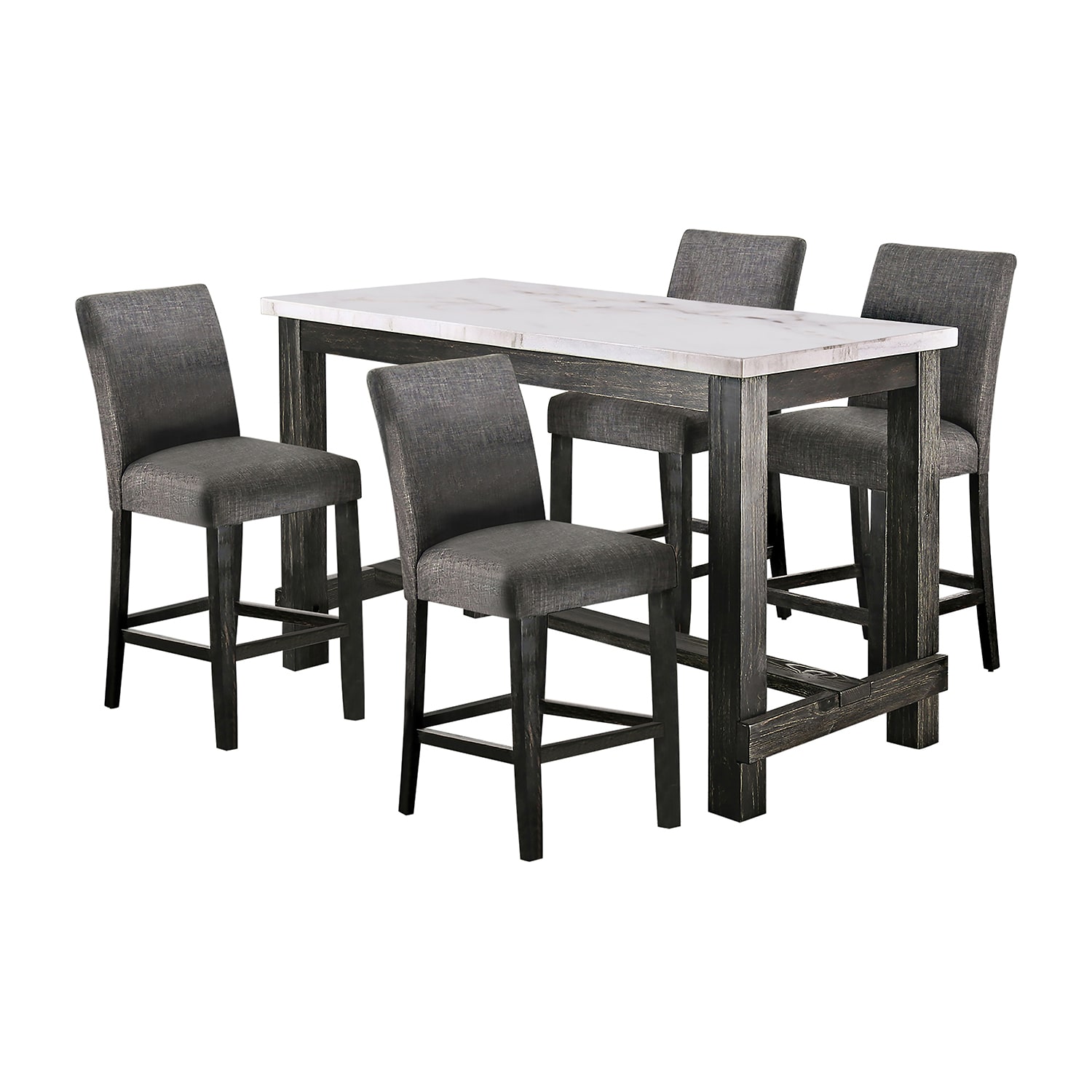 Furniture of America™ Vange 5-pc. Counter Height Rectangular Dining Set