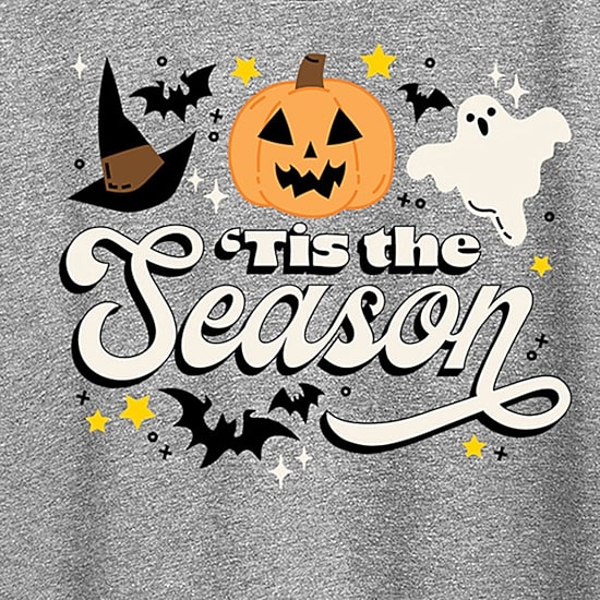 Tis The Season Fall Womens Crew Neck Short Sleeve Regular Fit Graphic T-Shirt