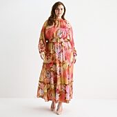 jcpenney casual long dresses Plus Size Maxi Dresses for Women