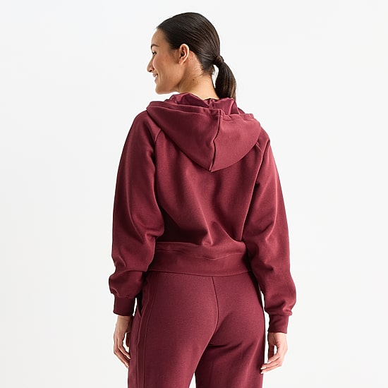 PUMA Womens Long Sleeve Fleece Zipper Active Hoodie