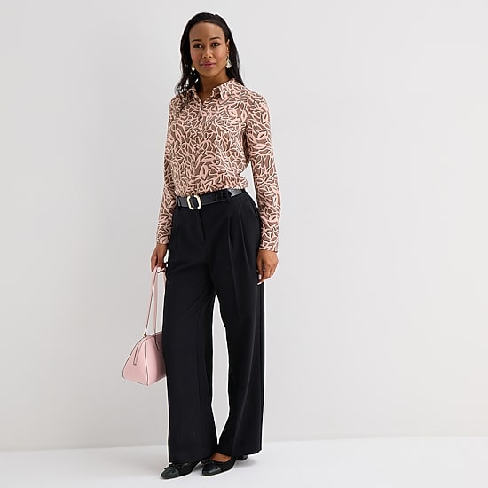 Liz Claiborne Womens Fitted Long Sleeve Regular Fit Button-Down Shirt