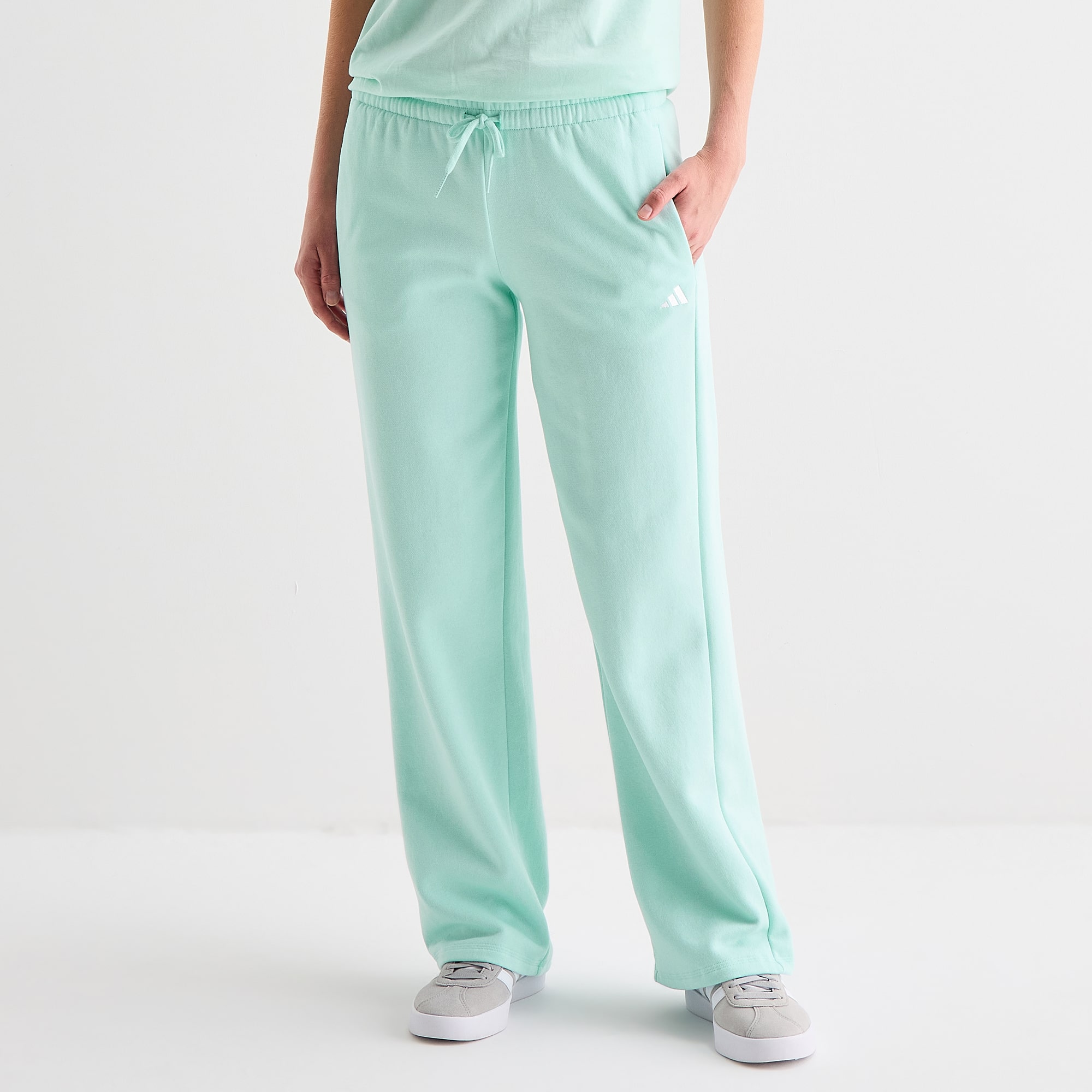 adidas Womens Straight Mid Rise Regular Fit Sweatpant