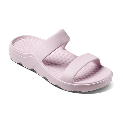 Joybees Womens Solid Riviera Slide Sandals In Purple