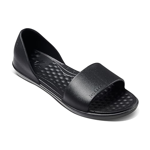 Joybees Womens Flat Sandals In Black