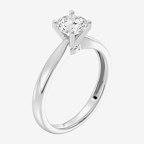 1 CT. Lab-Grown (G / SI2) Diamond Round Solitaire Engagement Ring in 10K Gold