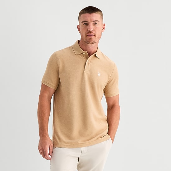 U.S. Polo Assn. Ultimate Pique Mens Classic Fit Short Sleeve Polo Shirt