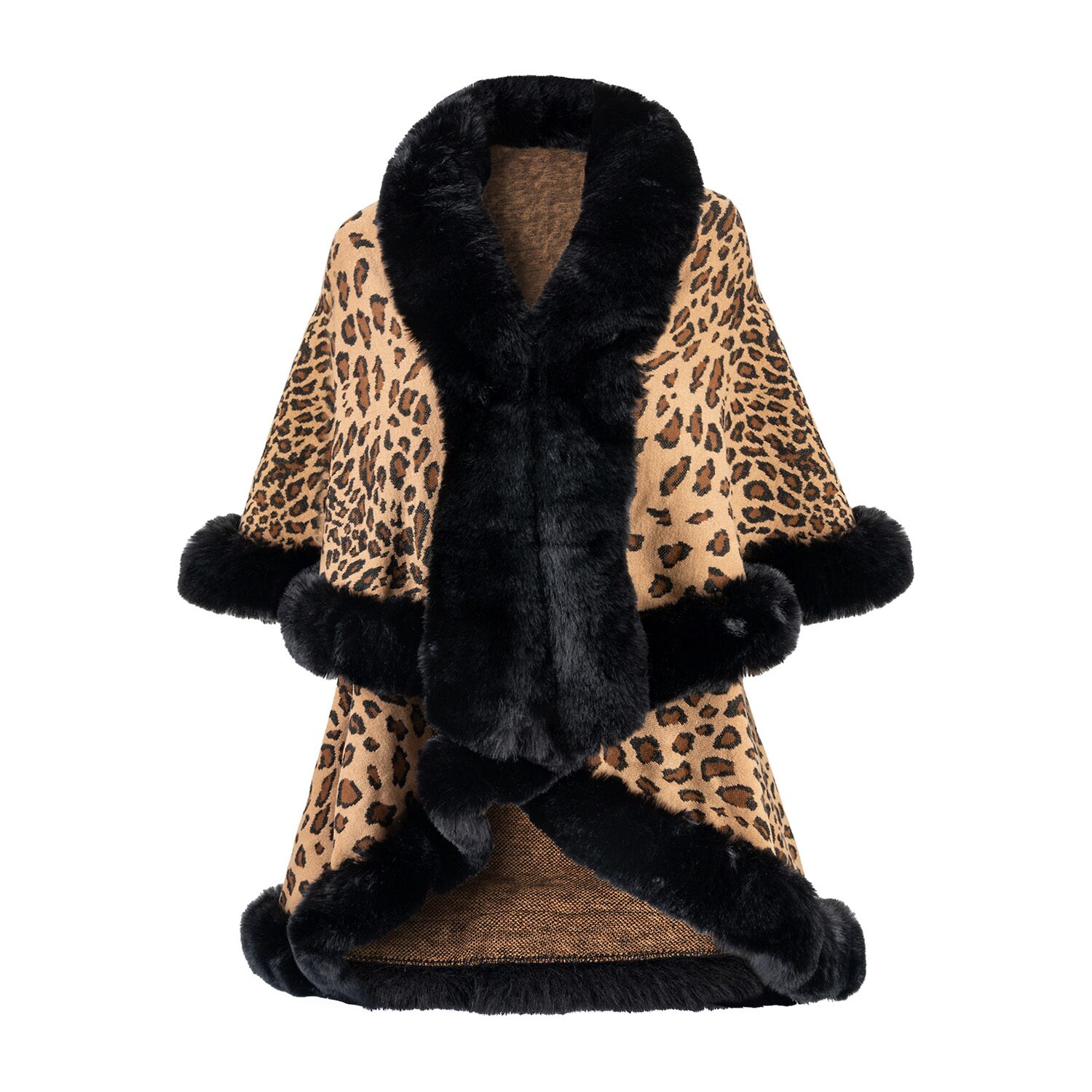 Karla Hanson Aspen Ruana Womens Animal Poncho