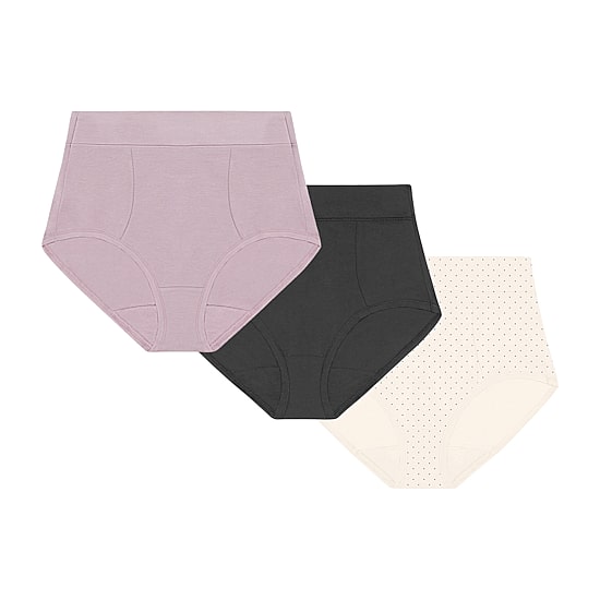 Playtex® Cotton Stretch  3-Pack Moisture Wicking Tummy Control Brief Underwear USCSBF