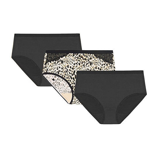Playtex®  3-Pack Microfiber Full Coverage Hipster Underwear US1001