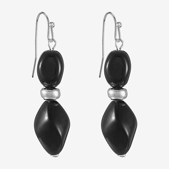 Mixit Silver Tone Womens Drop Earrings