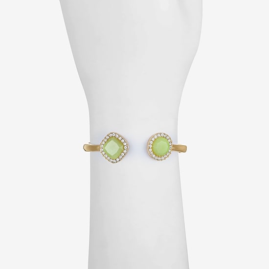 Liz Claiborne Womens Glass Bangle Bracelet