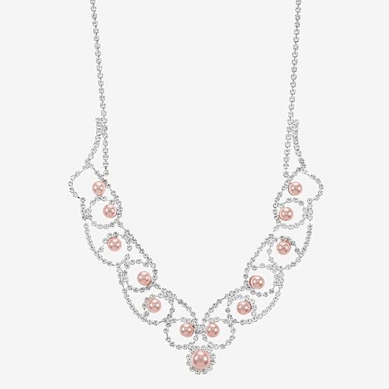 Monet Jewelry Timeless Womens 17 Inch Collar Necklace