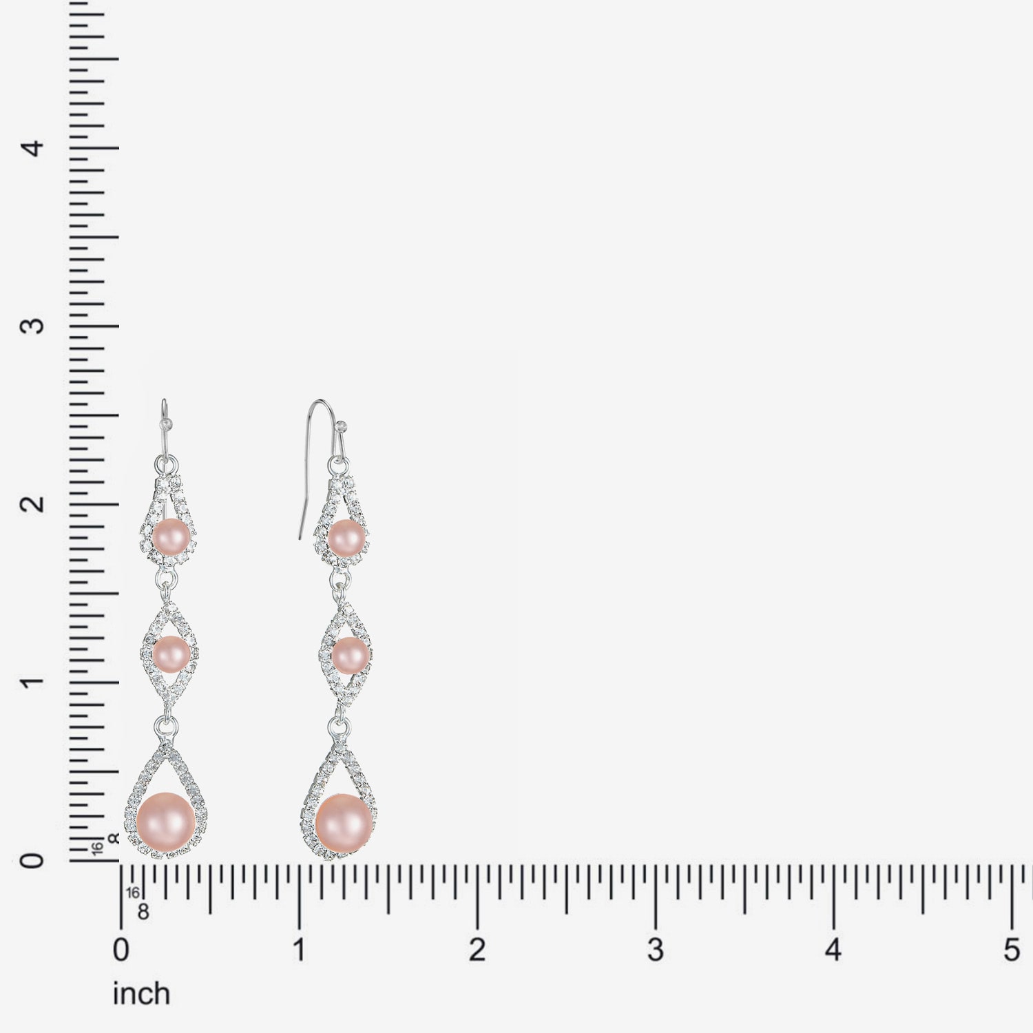 Monet Jewelry Timeless Womens Glass Simulated Pearl Round Hypoallergenic Drop Earrings