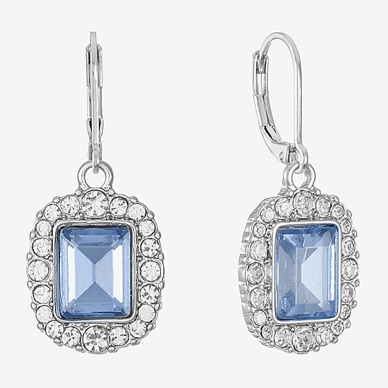Monet Jewelry Womens Glass Drop Earrings