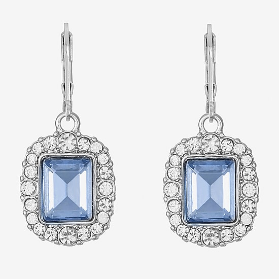 Monet Jewelry Womens Glass Drop Earrings