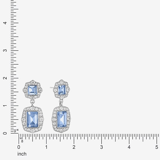 Monet Jewelry Womens Glass Hypoallergenic Drop Earrings