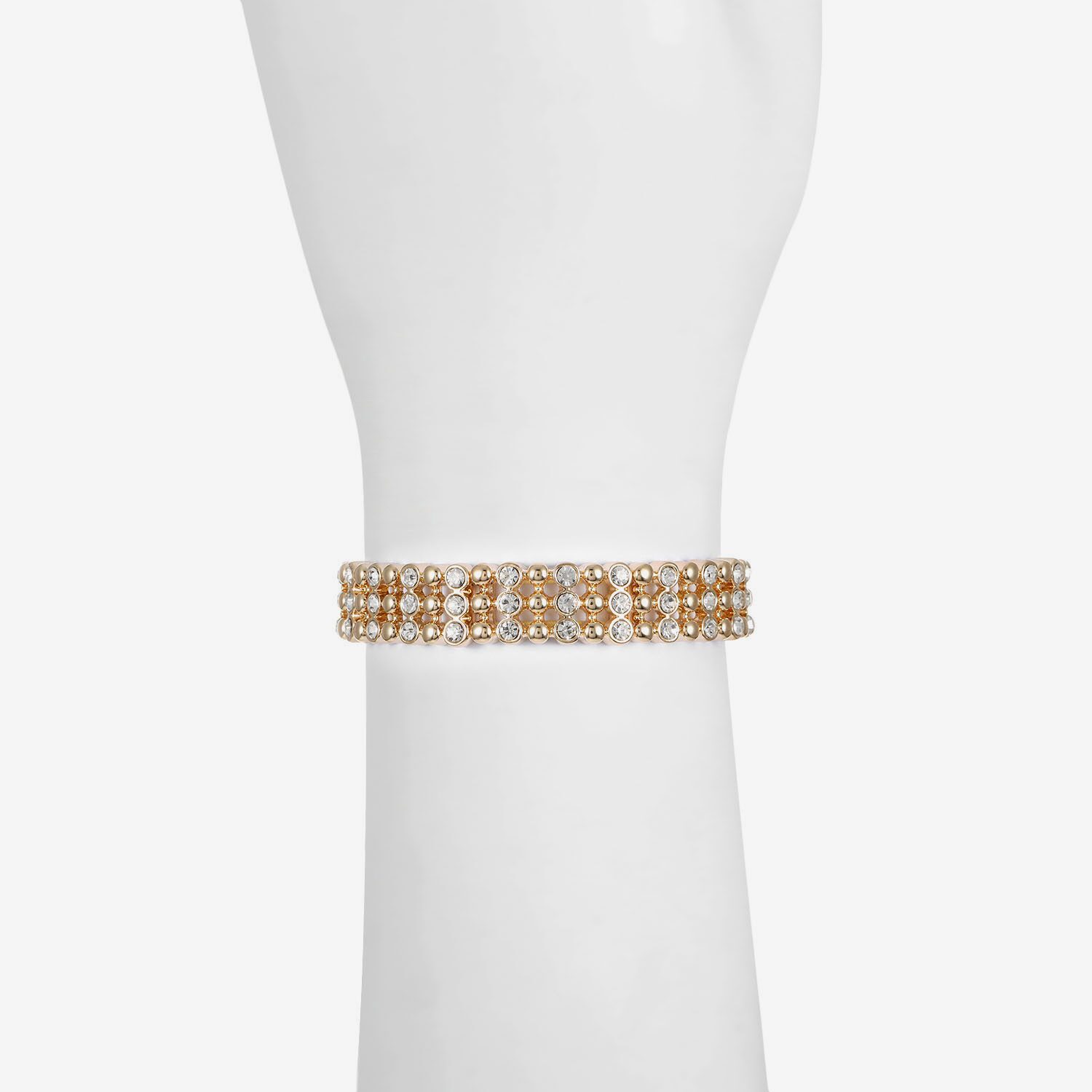 Liz Claiborne Womens Glass Stretch Bracelet