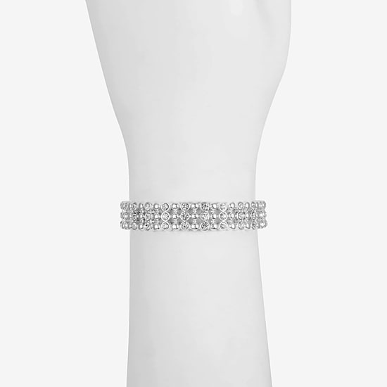 Liz Claiborne Womens Glass Stretch Bracelet