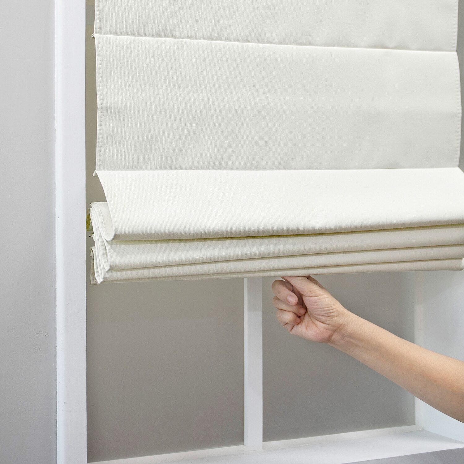 Dover Cordless Room Darkening Roman Shade