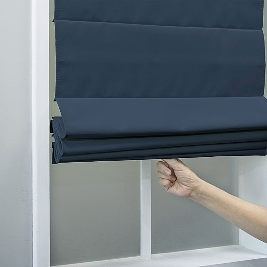 Dover Cordless Room Darkening Roman Shade