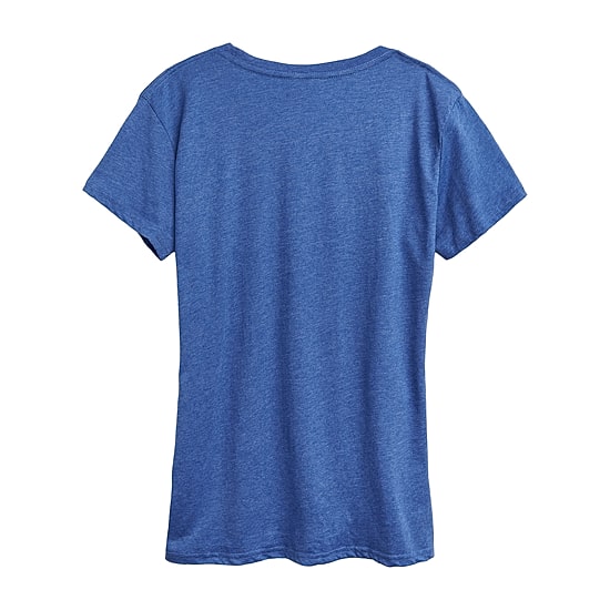 Snoopy Woodstock Christmas Womens Round Neck Short Sleeve Regular Fit Snoopy Graphic T-Shirt