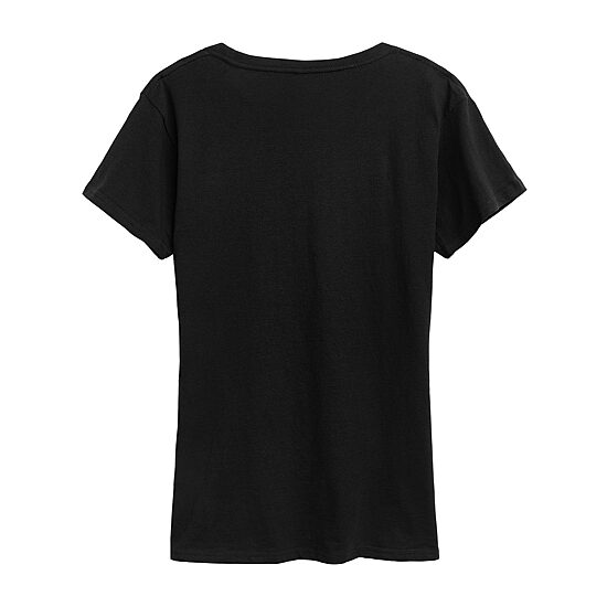 Defy Gravity Womens Crew Neck Short Sleeve Regular Fit Wicked Graphic T-Shirt