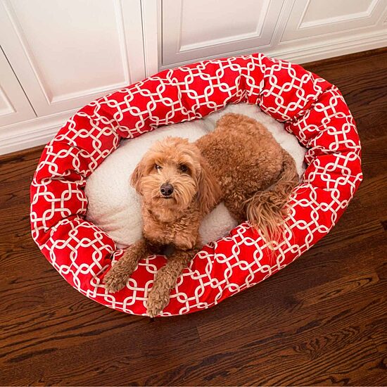 Majestic Pet Links Sherpa Bagel Pet Bed