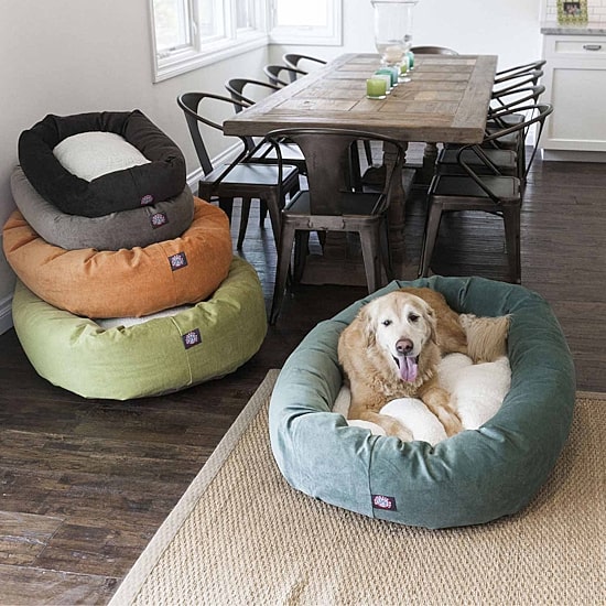 Majestic Pet Villa Collection Sherpa Bagel Pet Bed