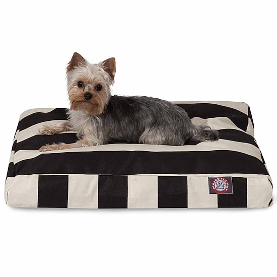 Majestic Pet Vertical Stripe Rectangle Pet Bed