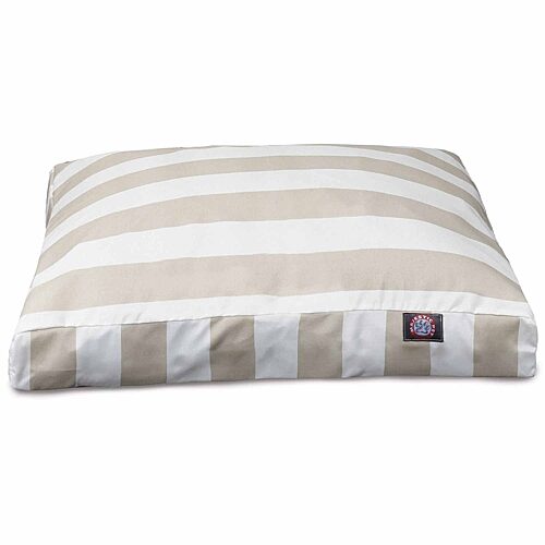 Majestic Pet 78899550506 Vertical Stripe Sand Extra Large Rectangle Bed