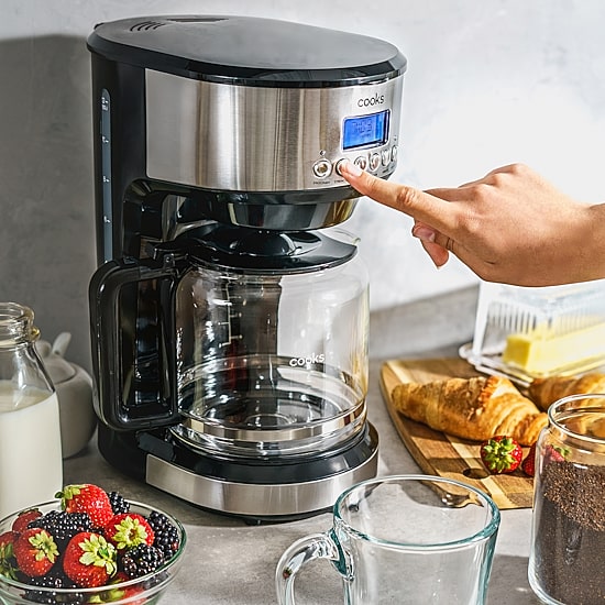 Cooks 12-Cup Programmable Coffee Maker 22349/22349C, Color
