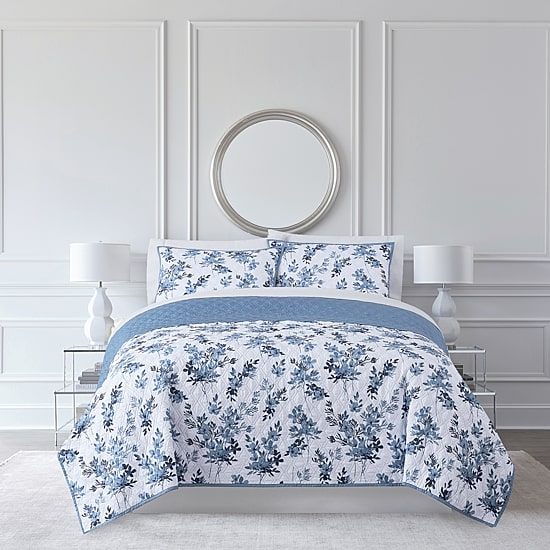 Home Expressions Madeline Floral Quilt Set