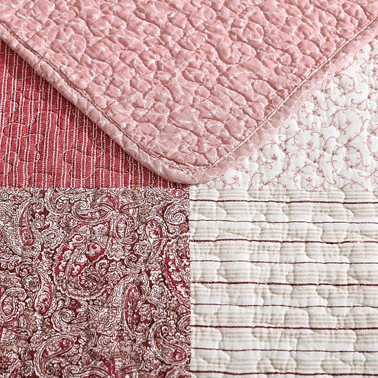 Laura Ashley Celi Patchwork Reversible Quilt Set