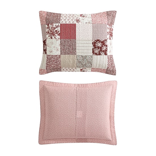 Laura Ashley Celi Patchwork Reversible Quilt Set