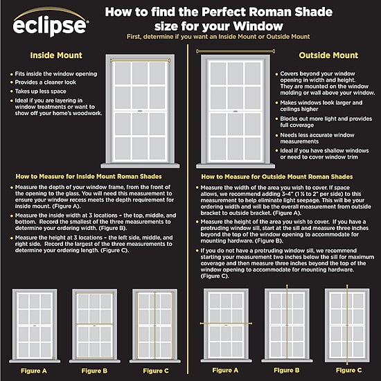 Eclipse Branches Cordless Blackout Roman Shade