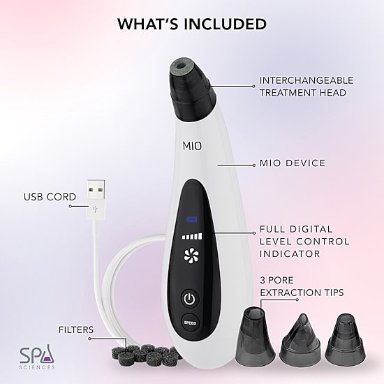 Spa Sciences Mio Microdermabrasion And Pore Extraction Skin Resurfacing System
