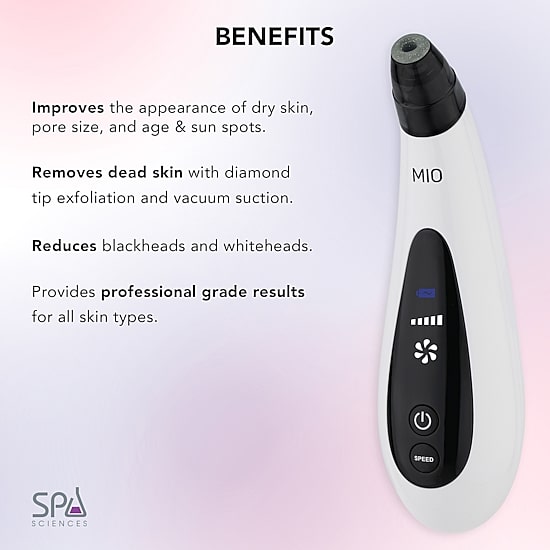 Spa Sciences Mio Microdermabrasion And Pore Extraction Skin Resurfacing System