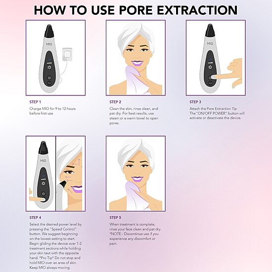 Spa Sciences Mio Microdermabrasion And Pore Extraction Skin Resurfacing System