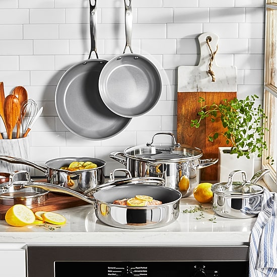 Henckels Stainless Steel 10-pc. Cookware Set