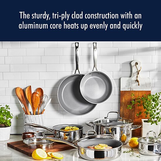 Henckels Stainless Steel 10-pc. Cookware Set