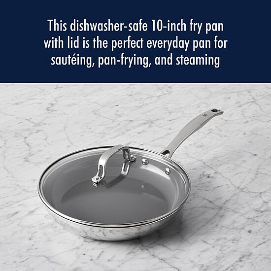 Henckels Stainless Steel 10" Frying Pan with Lid
