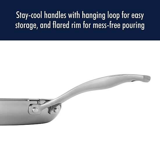 Henckels Stainless Steel 10" Frying Pan with Lid