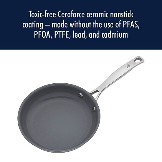 Henckels Stainless Steel 2-pc. Frying Pan Set