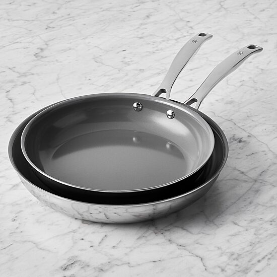 Henckels Stainless Steel 2-pc. Frying Pan Set