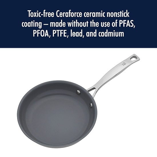 Henckels Stainless Steel 2-pc. Frying Pan Set