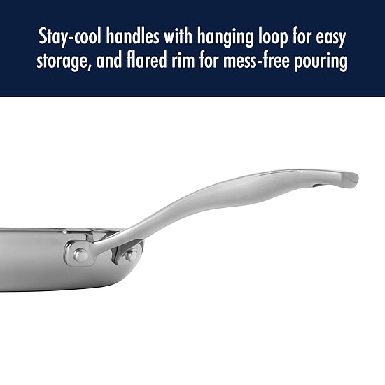 Henckels Stainless Steel 2-pc. Frying Pan Set